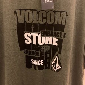 Volcom olive green T-shirt